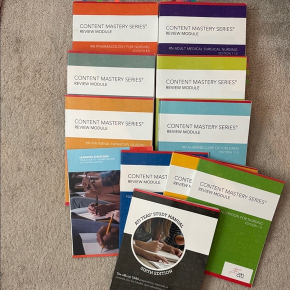 Nursing Study Guide Set - Multicolor - Picture 3 of 3